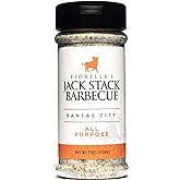 Jack Stack Barbecue All Purpose Dry Rub Seasoning - Kansas City Spice Single Pack - for Chicken, Beef, Ribs, Vegetables, Seafood, and More (7oz Each)
