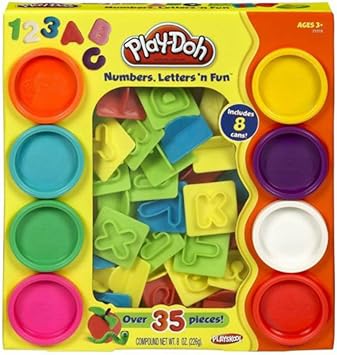 play doh numbers letters n fun
