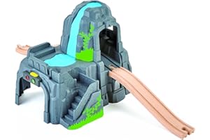 Hape Light and Sound Mountain Tunnel - Wooden Train Track Accessories