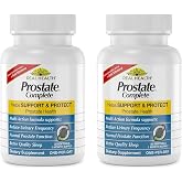 Real Health Prostate Complete - Prostate Health Supplements for Men 60 Ct | Saw palmetto for men supports bladder and urinary support with Lycopene, Resveratrol, and Selenium. Just one softgel a day