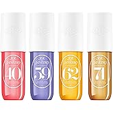 Sol de Janeiro Body Mist Set for Vanilla Perfume Lovers | Four Unique Vanilla Fragrances | Cheirosa 40, 59, 62, and 71 | 3 fl oz. each - Amazon Exclusive