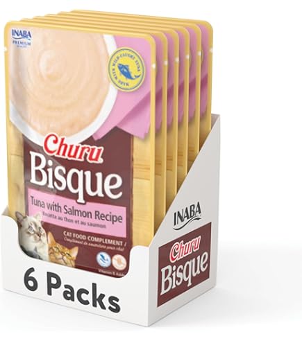 INABA Churu Luxury Para Gatos - Cremas De Atún Y Wagyu, Snacks Húmedos Sin Cereales