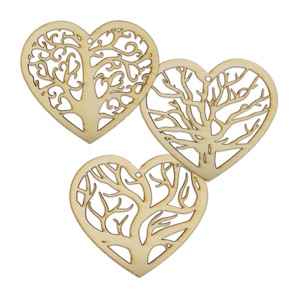 Summer-Ray 24 Wooden Tree of Life Laser Cutout DIY Craft Art Embellishment Hanging Decoration