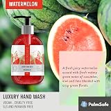 Palm Safe Luxury Watermelon Hand Wash 300ml SLS Paraben Free Vegan Pump view 4