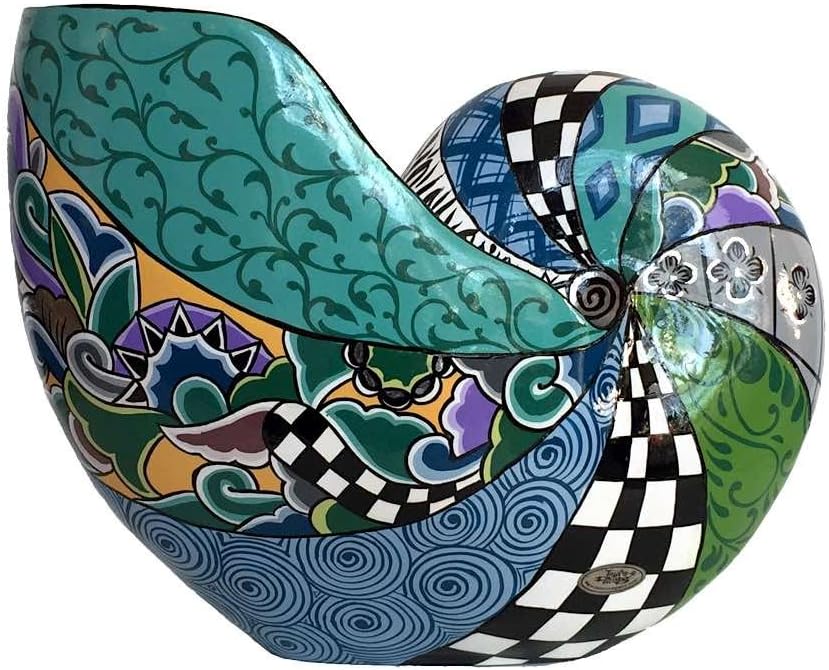 Toms Drag Statue Nautilus Sculpture 35 x 30 cm - Handmade and Painted