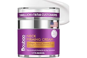 VICGFHS Neck Firming Cream, Wrinkle Cream for Women, Retinol Moisturizer with Collagen and Hyaluronic Acid for Neck, Face and Décolleté, 1.76 fl oz