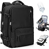 SZLX Vacuum Backpack Travel with Pump Travel Backpack Women Men Cabin Bags Flight Approved Carry-on Personal Item Travel Bag