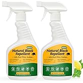 Mite Treatment Spray– 16 oz – Kills Dust, Scabies, Spider, Carpet, Bird, Mouse & Rat Mites for Home,Furniture,Bedding – Natural | Non-Toxic| Effective – Child & Pet Safe