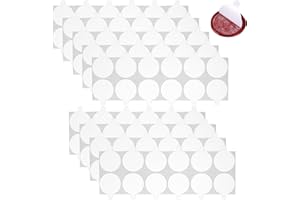 LSYGXYZ Double Sided Adhesive Dots for Wax Seal, 108 Pieces 1 Inch Round Stickers Backing for Sealing DIY Craft