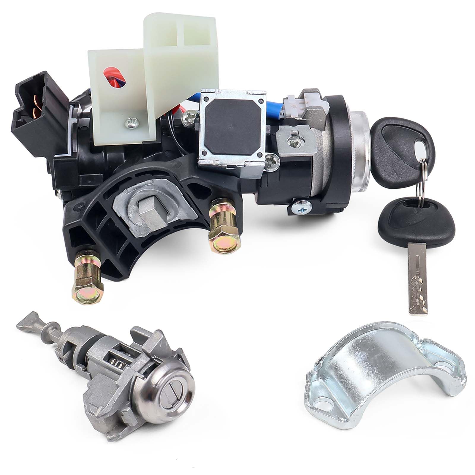Photo 1 of 81905-2T040 Ignition Lock Switch Assembly with Door Lock Cylinder & Keys Fit for Kia Optima 2011-2015, Ignition Lock Cylinder with Housing Replace# 81970-2TA00, 81900-2TD00