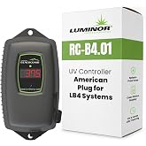 Luminor RC-B4.01 Replacement Controller for UV Systems 4.1 UV, 90-265 V | Genuine OEM Power Supply, Auto-Range, 4-Digit LED Display, Splash-Proof Case, Lamp Life and UV Intensity Monitor
