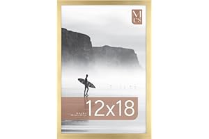 MCS Gallery Foundation Poster Frame, Brass, 12 x 18 in