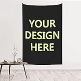 Custom Tapestry Personalized Backdrop with Text Customized Wall Hanging for Room Activity Party Wedding Birthday Gift and Bedroom Aesthetic, Vertical, 30x40 Inch