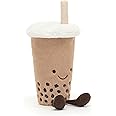 Jellycat Amuseables Bubble Tea Stuffed Toy, 8.5 inches - Drink Plush - Fun Gift Idea