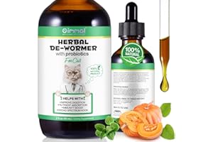 SHUANGJIA Specifically Formulated for Cats, Cats Natural Broad Spectrum Treatment with Probiotics, Herbal Cleanse, Digestive Support for All Cat Breeds, Gut Health, Puppy & Kitten, Supplement Drops for Pets