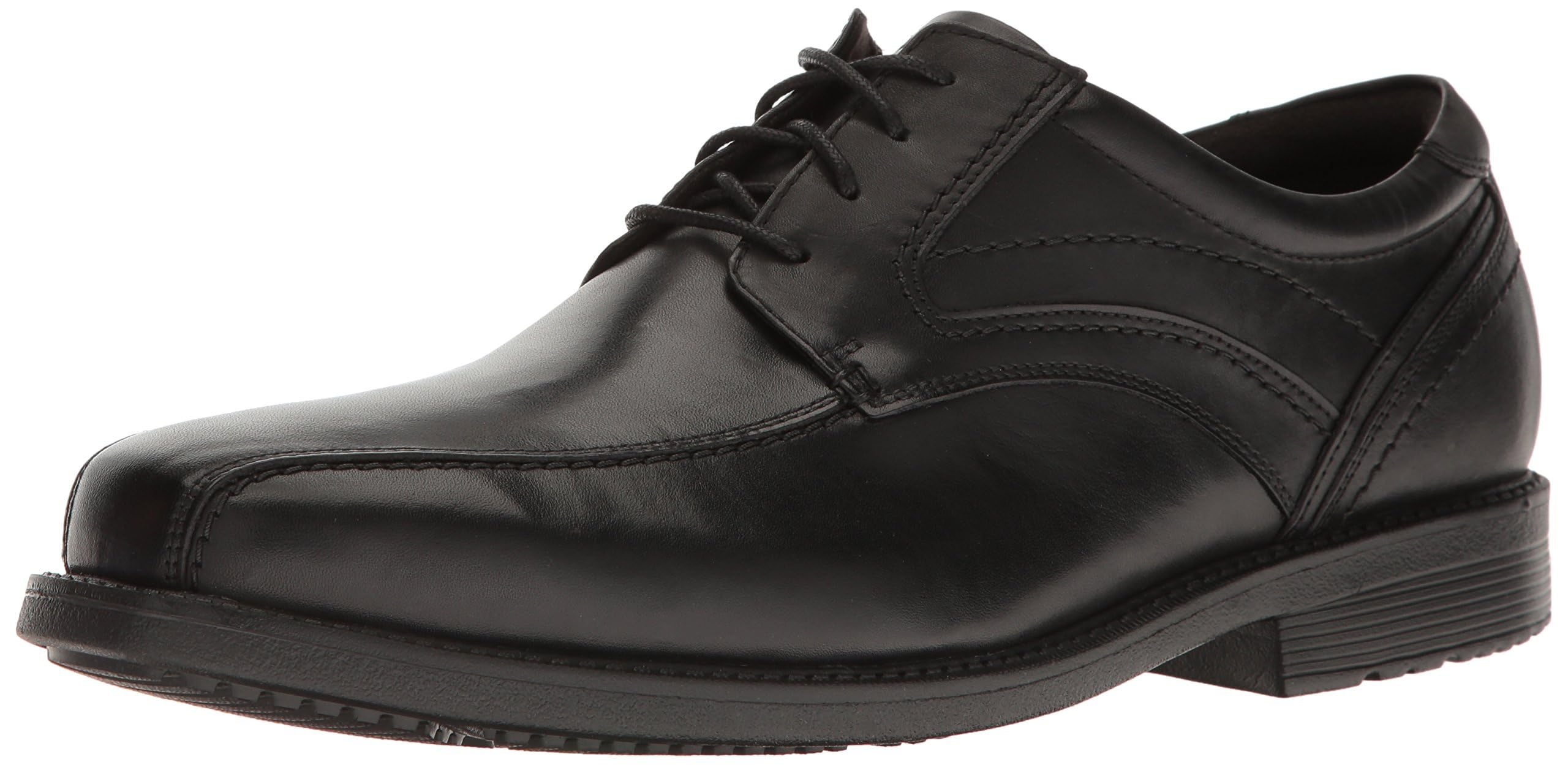 Rockport Men's Style Leader 2 Bike Toe Oxford Black Waxed Calf 7.5 M (D)-7.5 M Image