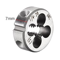 uxcell 1/4-20 UNC Round Die, Machine Thread Right