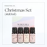 nikura Christmas Essential Oil Gift Set 4 x 10ml Cinnamon Clove Sweet Orange view 5