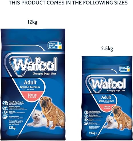 Wafcol dog food salmon and potato Clearance