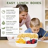 Greentainer 52 OZ Salad Container 3-Compartment BPA-Free Army Green view 3