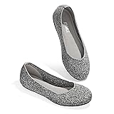ATHMILE Women's Ballet Flat Shoes Round Toe Slip on