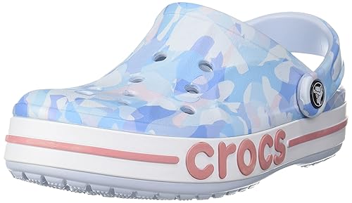 Crocs Bayaband Bubble Camo Clog Mineral Blue Men's 5, Women's
