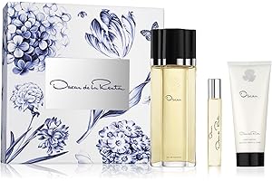 Oscar de la Renta Oscar, Oscar Signature Collection, Eau de Toilette 3 Piece Gift Set for Women - Perfume Spray 3.4 Fl. Oz, Purse Spray, Travel Spray 0.5 Fl. Oz, and Body Lotion 3.4 Fl. Oz