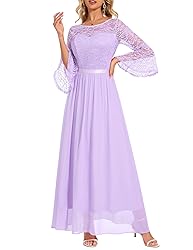 Wedtrend Women's Semi Formal Dress, Long Sleeve