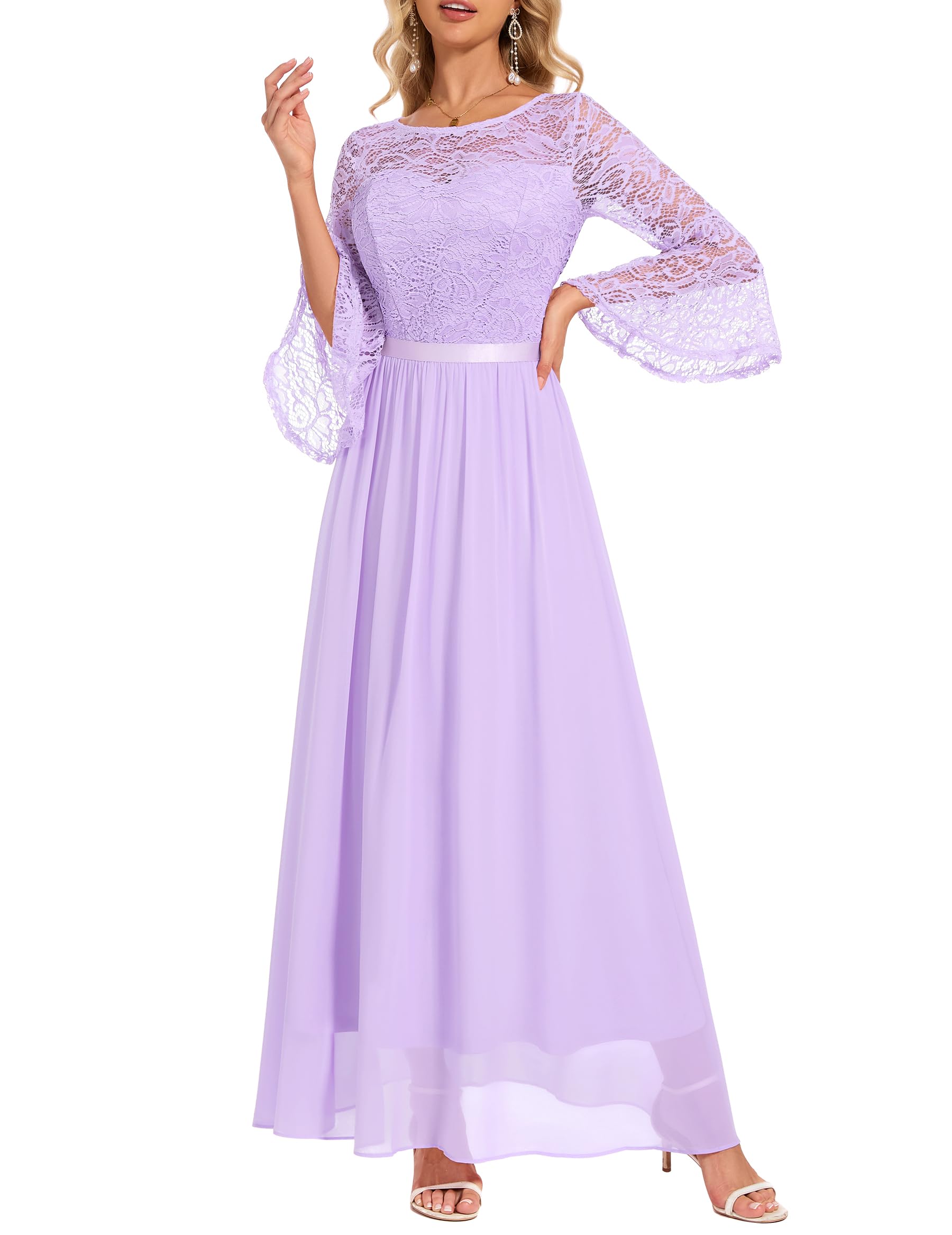 Wedtrend Women's Semi Formal Dress, Long Sleeve