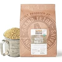 Earthborn Elements Hulled Millet - 3.5 Gallon Resealable Bucket For Baking & Cooking