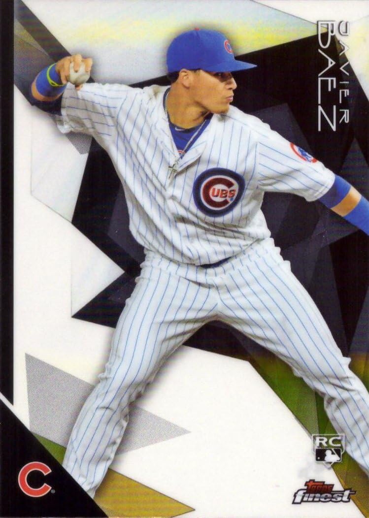 Amazon 2015 Topps Finest Baseball 44 Javier Baez Rookie Card 