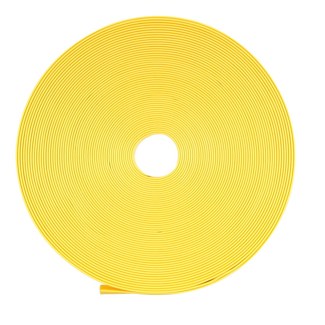 sourcing map Heat Shrink Tubing 10mm Dia 16mm Flat Width 2:1 Heat Shrink Tube Wire Wrap 33ft Yellow