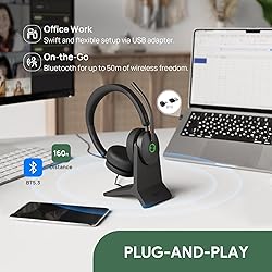 Yealink BH74 ANC Wireless Bluetooth Headset with
