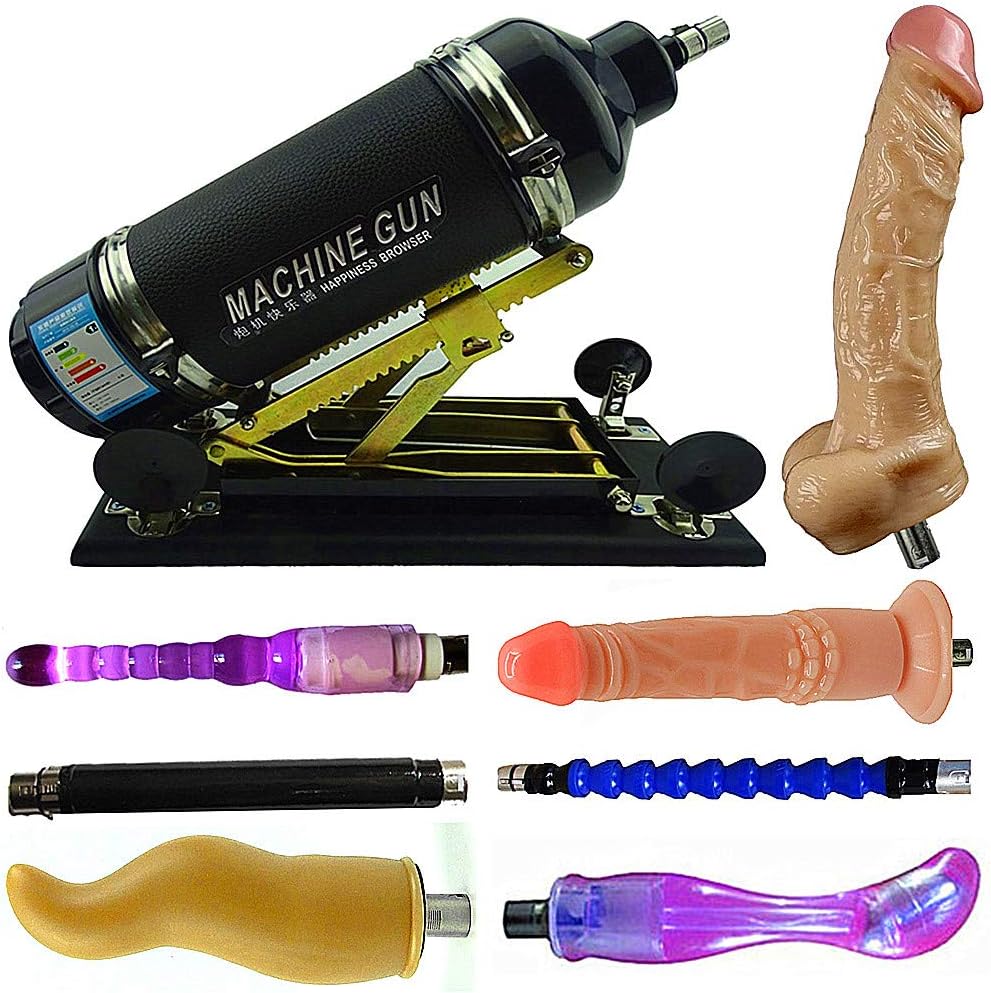 Super Accessory Combination Adult Machine Gun, for Men and Women Body Massage Neck, Waist, Foot Vibration Indoor Toys