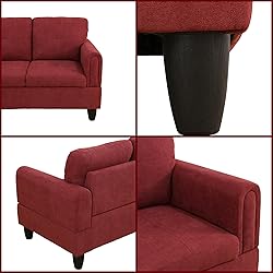 GlasFlength L Shaped Couch, Modular Sectional Sofa