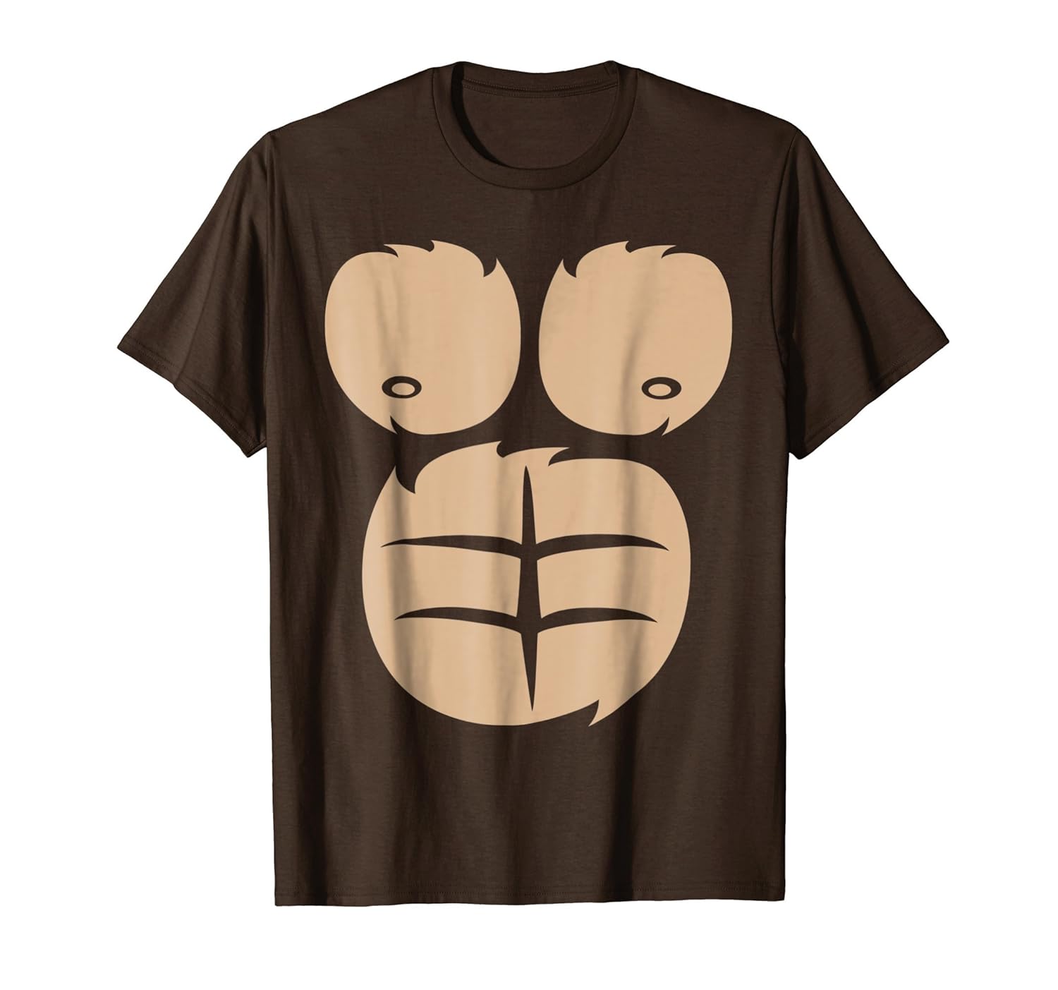 Gorilla Chest Halloween Costume Shirt Funny Monkey-ANZ