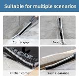 SHCHME Crevice Cleaning Brush 3 Pcs Narrow Gap Cleaning Tool Plastic view 3