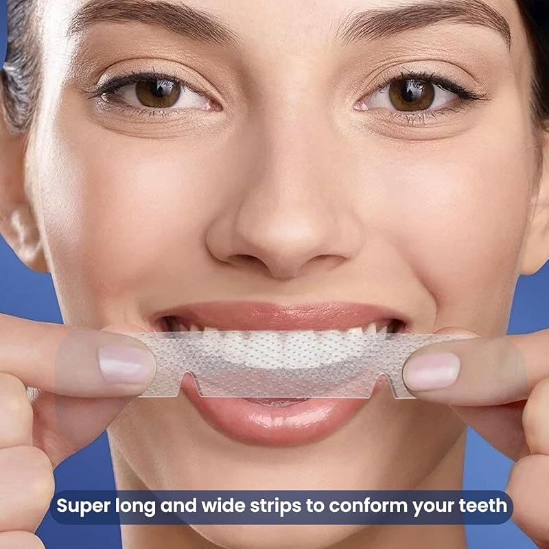 tiras blanqueadoras dientes blanqueador dental - blanqueadores dentales teeth 28 Piezas whitening strips dientes 14 Tratamientos blanqueamiento dental blancos Seguro para Esmalte Refresca Respiración — foto 5 de 7