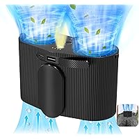 【2023最新型】腰掛け扇風機 9000mAh大容量バッテリー内臓 4段階風量調節 超強風 ブラシレスモーター採用 首掛け/手持ち扇風機 USB充電式 ベルトファン 多機能 空調ファン 携帯扇風機 ハンズフリーファン 腰ベルトファン 長時間動作 ポータブル扇風機 耐衝撃 照明機能 熱中症対策 アウトドア 屋外作業適用 日本語説明書付き PSE認証済