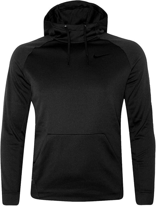 Nike Men's KO ThermaFIT Performance Athletic Hoodie Pullover BLACK (s