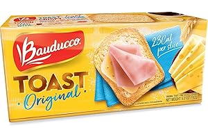 Bauducco Original Toast | Light & Crispy Toasted Bread, (Pack of 4)