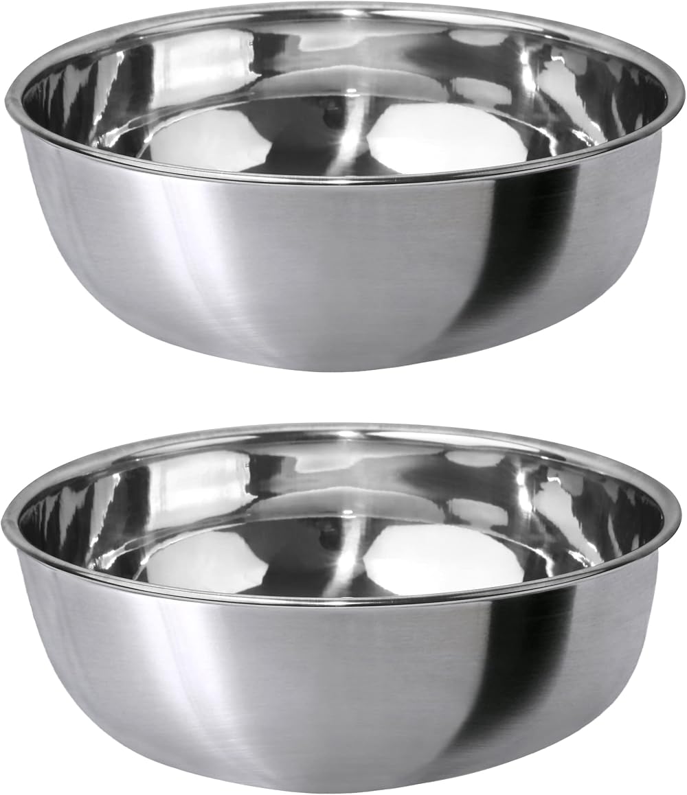 MELATTO 2Pack Stainless Steel Dog Bowls 1500ML Large Dishwasher Safe