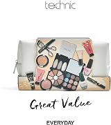 Technic Mini Make Up Kit Travel Cosmetic Bag 14 Essentials Eyes Lips Face Vegan view 5