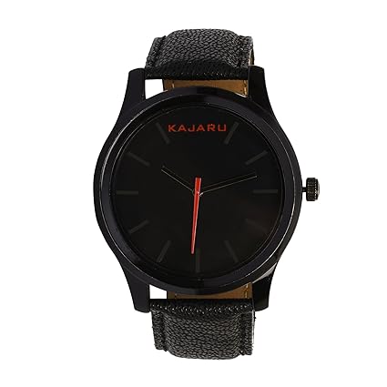Kajaru KJR-12 Classic Analog Black Dial Watches for Mens and Boys