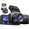 Dash Cam Front and Rear: 2.5K+1080P Dual Dash Camera for Cars, Ecomoment S70 Car Camer with 3.16" IPS Screen, 170° Wide Angle, Night Vision, G-Sensor, 24H Parking Monitor, 32GB SD Card Included