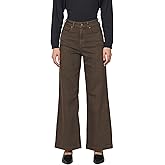 DEAR JOHN Audrey Wide Leg Jeans Women’s High Rise Clean Hem Full Inseam Denim