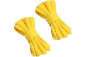 VSUDO 2 Pairs Oval Shoe Laces for Sneakers, Basketball Baseball Shoelace, Athletic Sport Trainers Shoestring for Men or Women