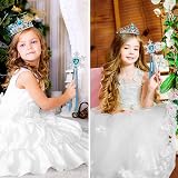 Vicloon Elsa Princess Tiara Wand Gloves Braid Cosplay Costume Set 10pcs view 7