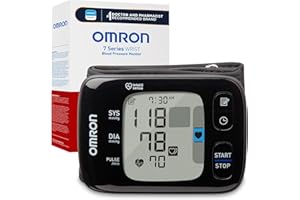 OMRON 7 Series Wireless Wrist Blood Pressure Monitor for Home Use - #1 Doctor & Pharmacist Recommended Brand - Clinically Validated - Connect App
