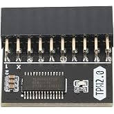 KIMISS TPM 2.0 Encryption Security Module 20Pin 2 10P Standalone Crypto Processor TPM 2.0 Module for Win11 for Gigabyte for Tpm Module